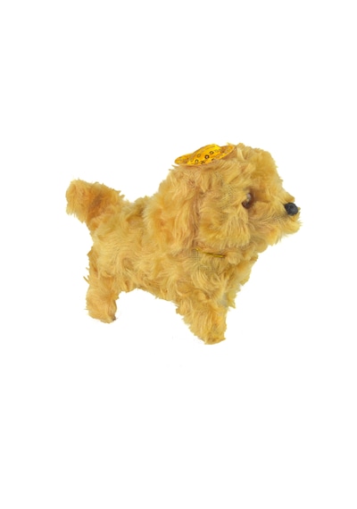 Oyuncak Pelüş Köpek Sevimli Köpek Sesli Hareketli Sarı