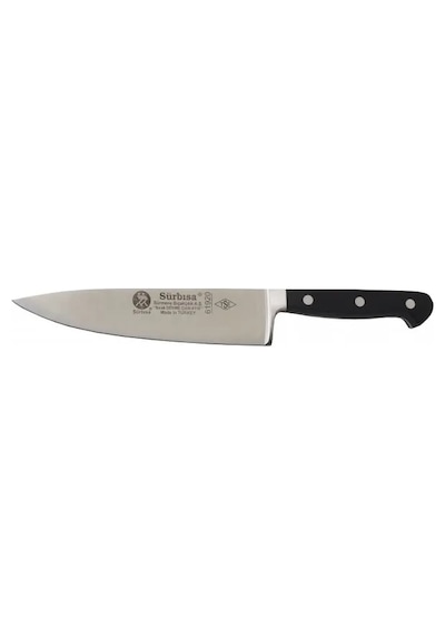 61920 - Sürmene Sıcak Dövme Şef Bıçağı 18 Cm Sarı