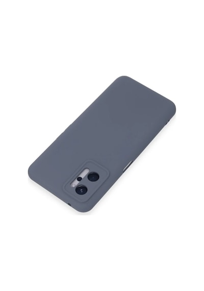 Realme 9i 4g Kılıf Nano İçi Kadife Silikon - Gri 0.2M-Çok Renkli