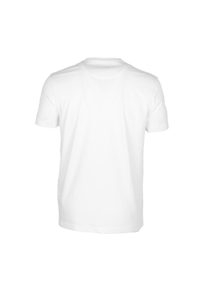 Ncs Beyaz Bisiklet Yaka Baskılı Slim Fit Dar Kesim Tshirt 1227-beyaz Beyaz
