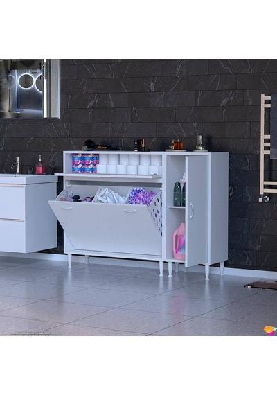Modilayn Yenice 135x97x32,5 Cm 3 Raflı Ve 3 Sepetli Dolap İle Çamaşırlarınız Artık Daha Düzenli. Beyaz Modilayn Yenice 135x97x32,5 Cm 3 Raflı Ve 3 Sepetli Dolap İle Çamaşırlarınız Artık Daha Düzenli. Beyaz