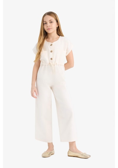 DeFacto Kız Çocuk Gabardin Kısa Kollu Tulum D9308A825SMER233