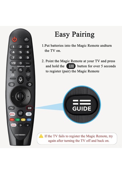Reedark Lg Tv İçin Mr20ga Modeli Bluetooth Sesli Kumanda Akb75855501