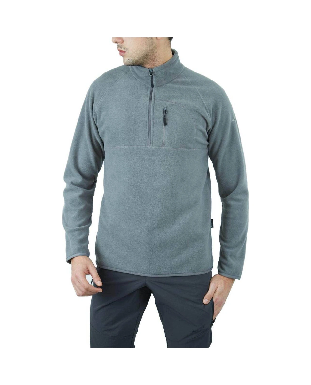 Alpinist Gamma Yarım Fermuarlı Erkek Polar 600508-gr Gri