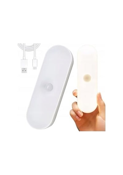 Neo Vista Usb Şarjlı Led Işık, Hareket Sensörlü, Beyaz Işık, Oda, Mutfak, Salon Ve Merdiven İçin Taşınabilir Lamba .