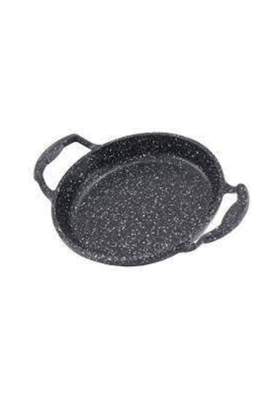 Eda Yuvarlak Döküm Sahan Gri 20 CM Zk-962