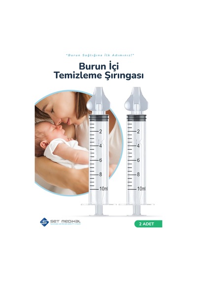 Burun İçi Temizleme Şırıngası, Burun Yıkama Enjektörü, Nasal