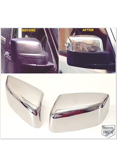 Dodge Nitro Krom Ayna Kapağı 2 Parça 2006-2012 Paslanmaz Çelik