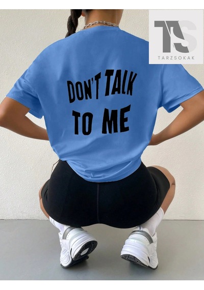 Tarzsokak Basit Desen Baskılı T-shirt Siyah