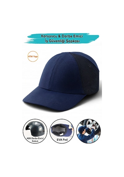 Kalite Hafif İş Güvenlik Darbe Koruyucu Koruma Baş Şapkası Bareti Unisex Kamuflaj Beyzbol Tarzı Kask Şapka