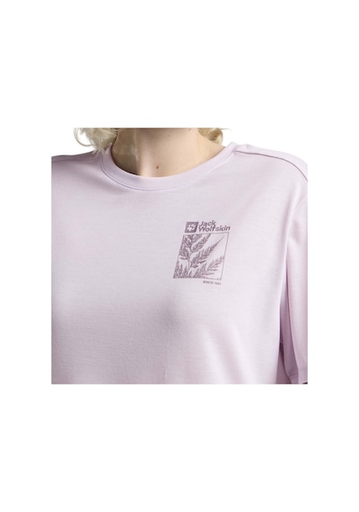 Jack Wolfskın Jack Wolfskin Vonnan Graphic T Kadın Tişört T0246 Çok Renkli