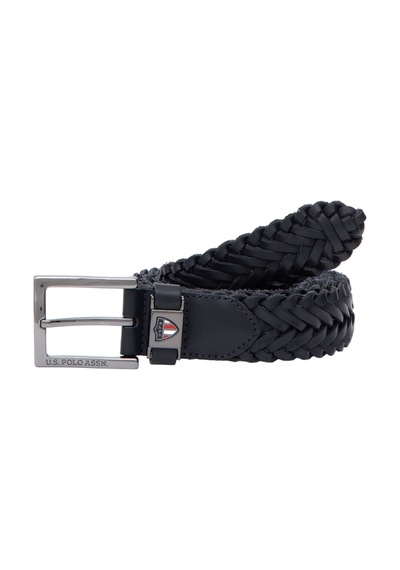 U.S. Polo Assn. Erkek Örgülü Kemer K24ak003 Kahve