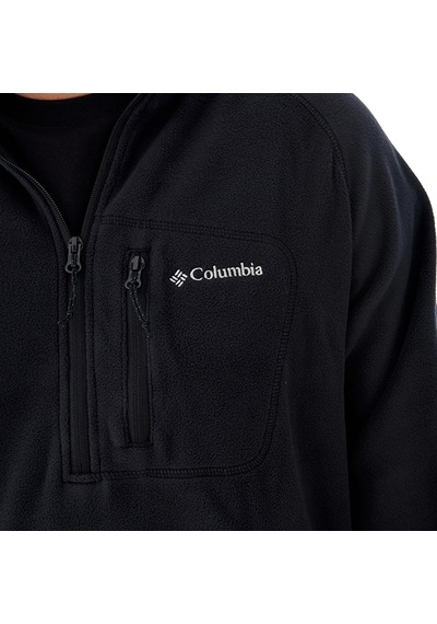Columbia Fast Trek Iıı Half Zip Fleece Erkek Yarım Fermuarlı Polar Üst Xm6410-013 Siyah