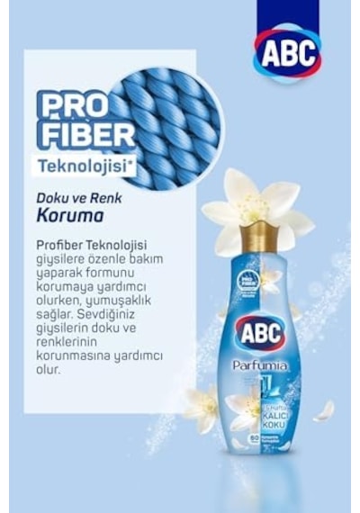 Deterjan Parfumia Konsantre Yumuşatıcı Büyüleyici Yasemin Mavi 1440 Ml 1000'li Set