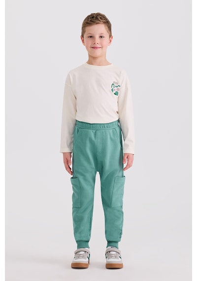 Panço Erkek Çocuk Yeşil Eşofman Altı 2611bk01001