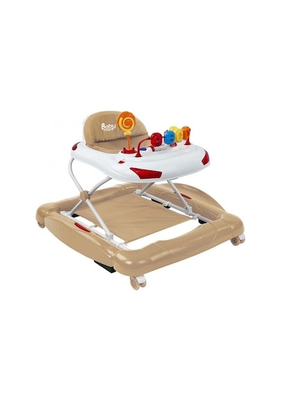 Babyhope 219 Tobby Sallanır Yürüteç Kahve
