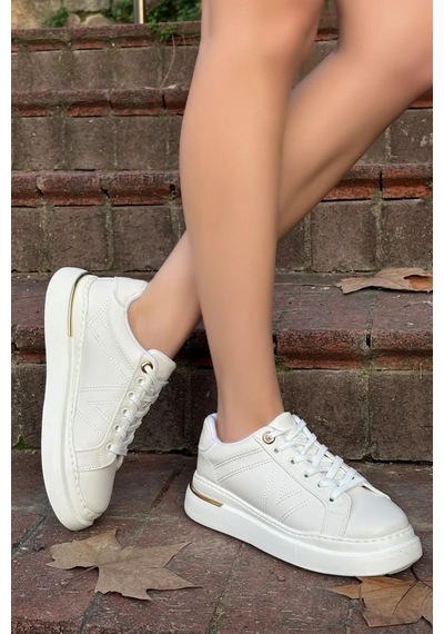 Pisagor 31330 Kadın Sneakers Günlük Spor Ayakkabı Canvas Black