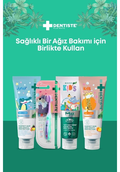 Kıds Toothbrush Mor- Yeşil