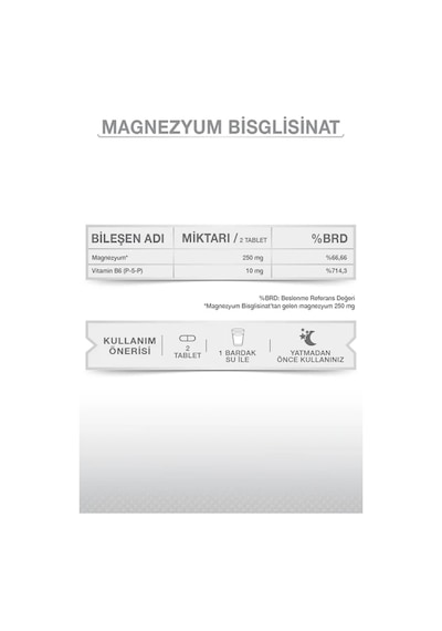 Goodday Magnesium Plus Bisglisinat 30 Tablet 3 Adet
