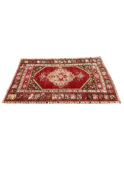 El Dokuma Antika Avanos Halısı 100x160 Kök Boya %100 Yün Halı