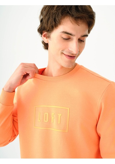 Loft Erkek Sweatshirt Somon Lf2037097 25kp69000104 P69142 Somon