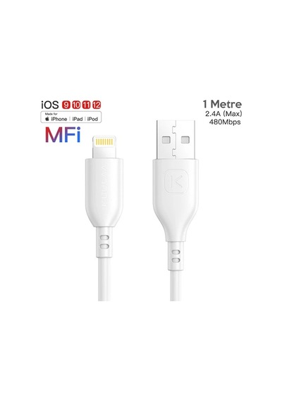 Kuulaa 1m Mfı Sertifikalı iPhone Uyumlu Usb Şarj Kablosu- 5775