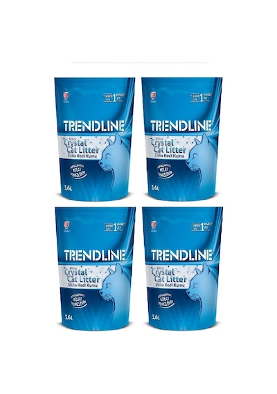 Trendline Tozsuz Silika Kedi Kumu 3.6 Lt 4 Adet