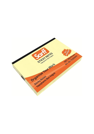SARFF 50x75mm SARI NOT KAĞIDI 100YP