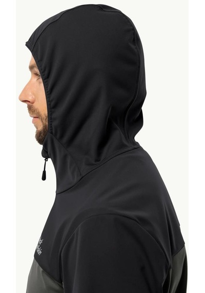 Jack Wolfskin 1306923 6945 Feldberg Hoody M Slate Erkek Outdoor Ceket 001