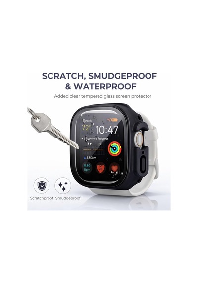 Apple Watch Ultra İle Uyumlu 49mm İle Uyumlu Pc Çerçeve Tam Koruyucu Kılıf, Apple Watch Ultra İçin 49mm Köşeleri Kapatan Koruyucu Siyah Önü Kapalı Çok Renkli Apple Watch Ultra İle Uyumlu 49mm İle Uyumlu Pc Çerçeve Tam Koruyucu Kılıf, Apple Watch Ultra İçin 49mm Köşeleri Kapatan Koruyucu Siyah Önü Kapalı Çok Renkli