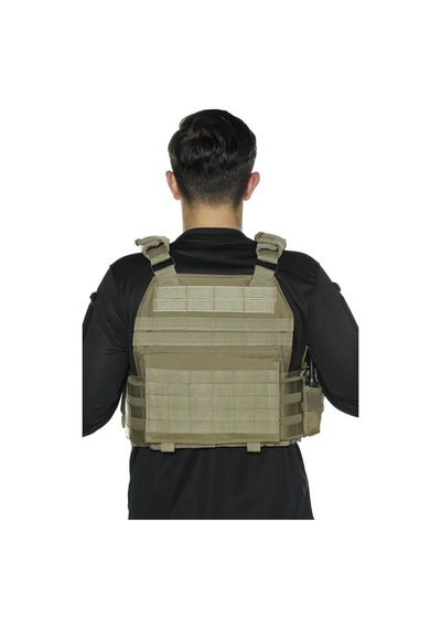 Single Sword Kasırga Tactical Balistik Plaka Takılabilen Açık Cepli Hücum Yeleği 001 Haki