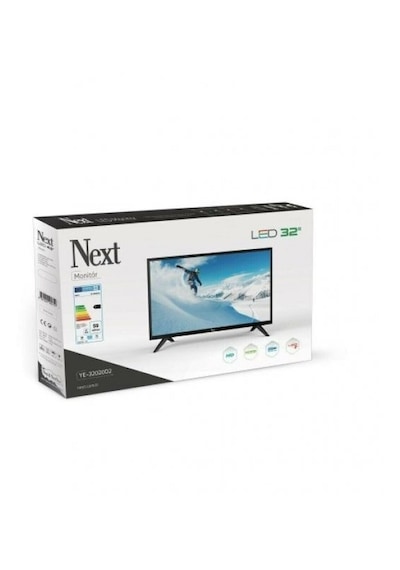 Next YE-32020D2 32" 80 Ekran HD LED Monitör TV ve Tümleşik Next 64 HD Uydu Alıcısı