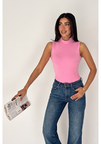 Noa & Noa Kadın Kolsuz Boğazlı Basic Body Sleek Core Pembe Noa & Noa Kadın Kolsuz Boğazlı Basic Body Sleek Core Pembe