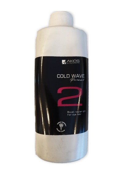 Akos Cold Wave 2 Boyalı Saçlar için Perma 500 ML