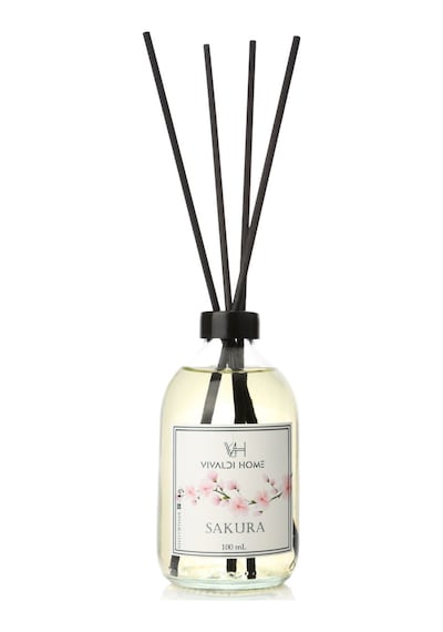 Vivaldi Home Sakura Çiçeği Çubuklu Oda Kokusu Esansiyel Uçucu Yağ 100 ML