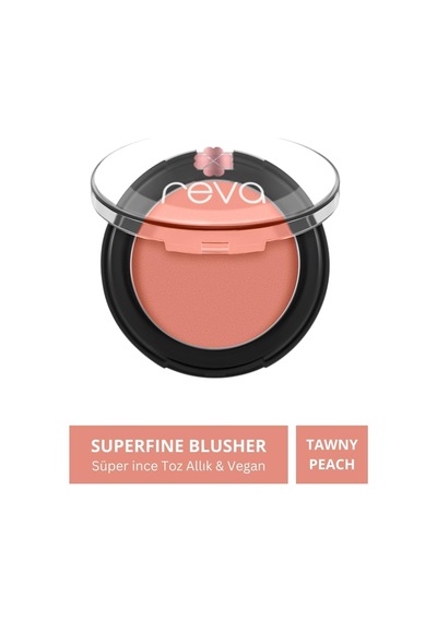 Superfine Blusher Tawny Peach - Süper İnce Toz Allık 7,5 Gr - No: 704 - Vegan & Temiz İçerik Çok Renkli