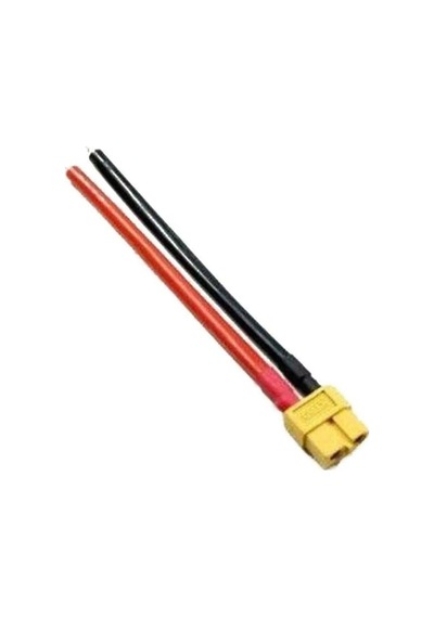 Xt90 Dişi Lipo Pil Şarj Kablosu 15 Cm 2,5mm Siaf Silikon Kablolu