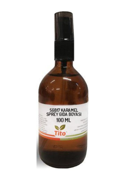 Karamel Sprey Gıda Renklendiricisi Sıvı Suda Çözünür 100 Ml