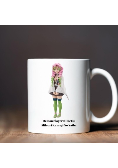 Demon Slayer Kimetsu Mitsuri Kanroji No Yaiba Tasarımlı Kupa Bardak