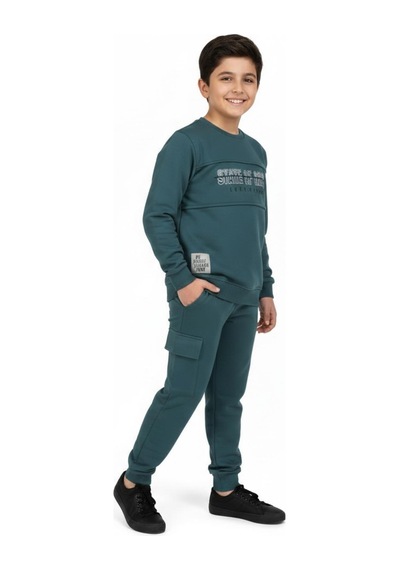Baglan Erkek Çocuk Önü Baskılı Sweatshirt Ve Eşofman Alt Takım Bgl-st05248 Açık Yeşil Baglan Erkek Çocuk Önü Baskılı Sweatshirt Ve Eşofman Alt Takım Bgl-st05248 Açık Yeşil