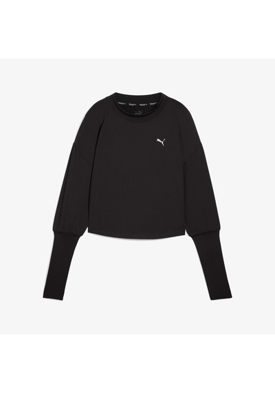Puma Studio Cloudspun Crew Kadın Siyah Sweatshirt525688