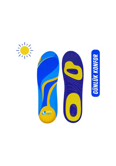Magicfoot Gelstep Günlük Yürüyüş Tabanlığı - Ortopedik - Koşu, Spor, Yürüyüş - Aktif Yaşam Tabanlık