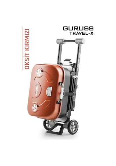 Guruss Travel-x Taşınabilir Mangal Oksit Kırmızı Model:grs39
