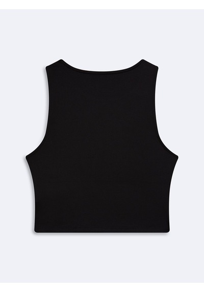 LTB Slım Fit Kolsuz Üst Siyah Atlet