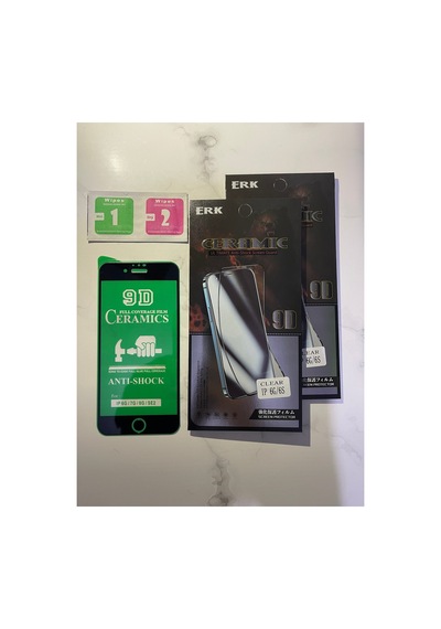 3 Adet Apple Uyumlu iPhone 8 Uyumlu 9d Ceramics Ekran Koruyucu