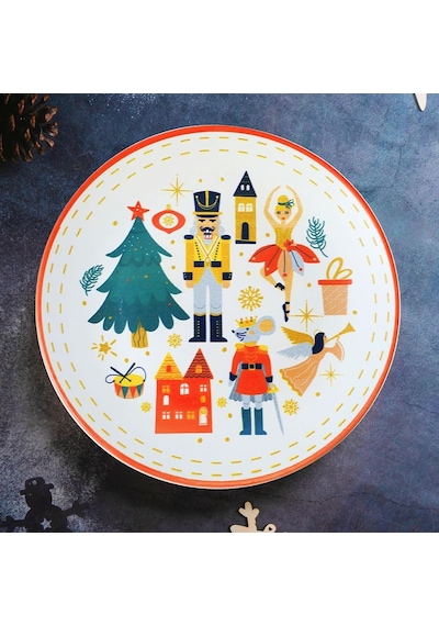 New Year Kurşun Asker Servis Tabağı 26 Cm 21653