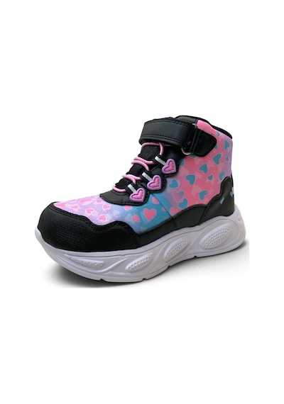 Marco Kids Montana Kız Çocuk Waterproof Rahat Işıklı Bot Siyah