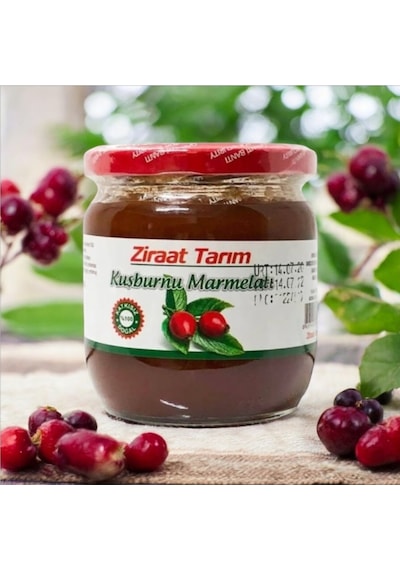 Kuşburnu Marmelatı Şeker İlavesiz 450 Gr