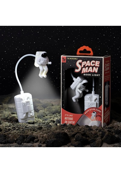 If Spaceman Astronot Figürlü 2 Led'li Klipsli Kitap Okuma Lambası Beyaz