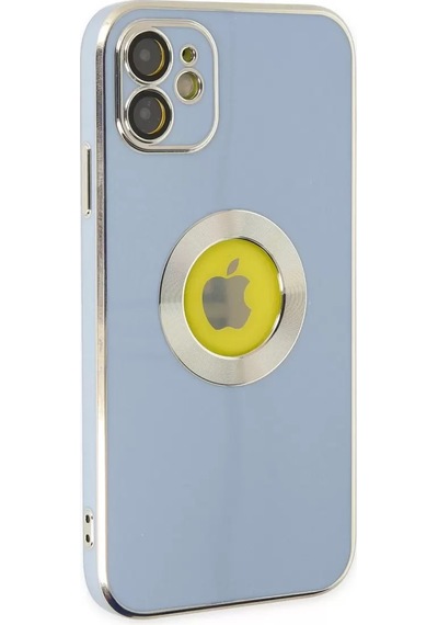 Newface Apple İphone 12 Kılıf Store Silikon - Sierra Blue Sierra Mavi